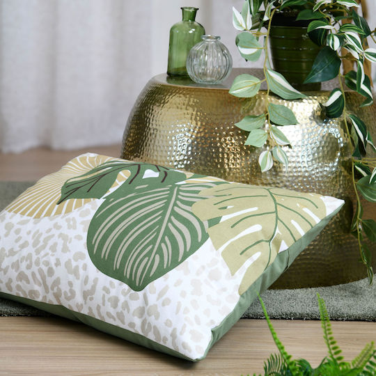 Sofa Cushion S-f Cambodge 100% Cotton Green 40x60cm