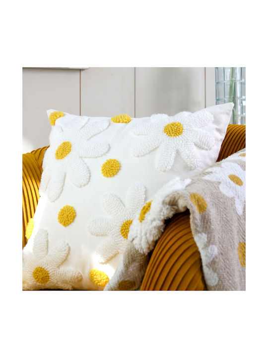 Sofa Cushion S-f Camille Ecru 45x45cm