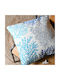 Μαξιλάρι Καναπέ S-f Tahiti από 100% Βαμβάκι Turquoise 40x40εκ.