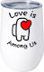 Among Us No6 Valentine's Day Love Thermos Stainless Steel Double Wall 500ml Premium Quality
