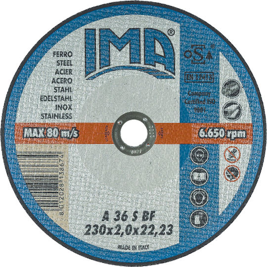 IMA Metall-Schleifscheibe 125mm 22 Stück