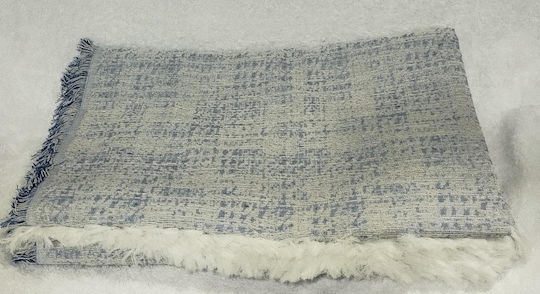 Armchair Throw P220xW170cm Blue Armchair Throw P220xW170cm Blue