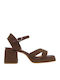 Vallita/142 Sandals -dark Summer Women's Platforms Brown