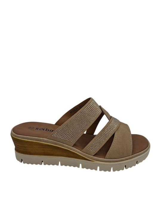 Sabino Sommer Damenplattformen in Stil Pantoffe...