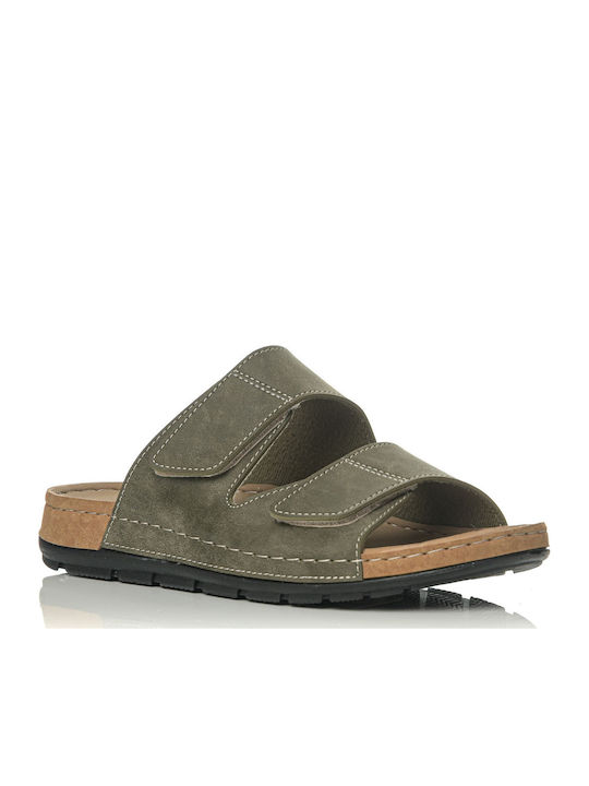 Men's Sandals In Green Colour