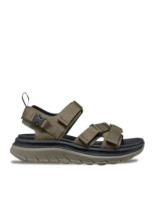 Spherica Men's Sandals in Green Colour