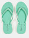 Women's Flip Flops in Turquoise Color