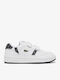 T-clip Παιδικά Sneakers με Σκρατς Λευκά
