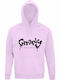 Детски Суичър с Качулка Creamy Pink Katseye Gnarly Signatures Autographs