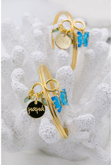 Kymi Christening Charm Bracelet Light Blue 2 Pieces MN303