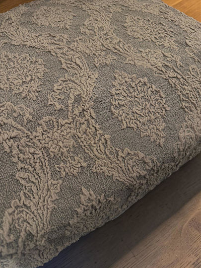 Linea Home Baroque Elastische Abdeckungen Wohnzimmerset Moka 3 Stück