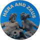 Glass Magnet 34mm Hera Zeus