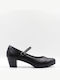 Heels with Strap Black