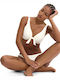 Sommer Bikini Oberteile Hellbeige