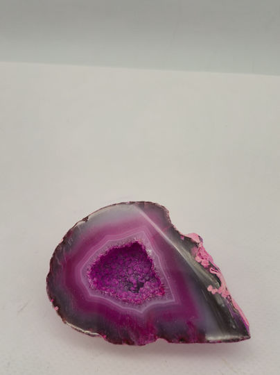 Ροζ Geode Achate 169γρ – Natürlicher Kristall Dekoration