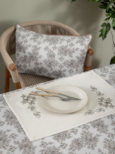 Palamaiki Față de Masă Set 2 Bucăți Ecru 35x50cm