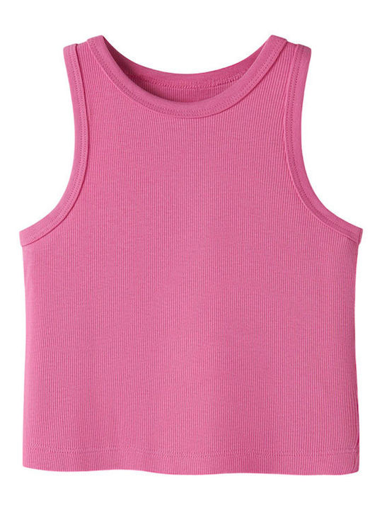Name It Kids Crop Top Fuchsia