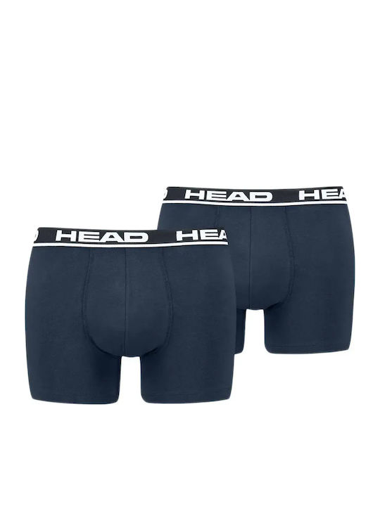 Мъжки Боксерки Dress Blue-White 2Pack