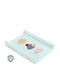 Sensillo Harte Wickelunterlage aus Stoff Mint 49x70cm