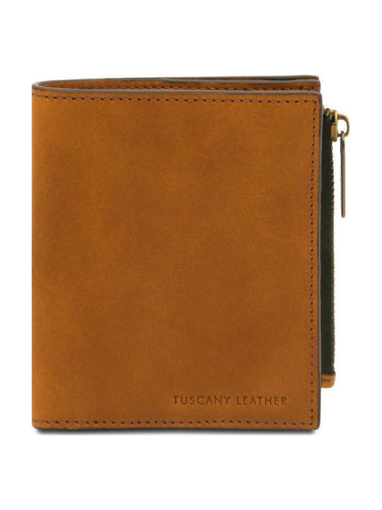 Tuscany Leather Δερμάτινο Ανδρικό Πορτοφόλι Ταμπά