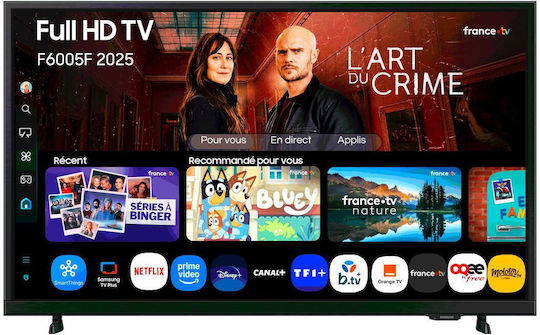 Samsung Smart TV 32" Full HD LED F6005F HDR 2025 TU32F6005FKXXC