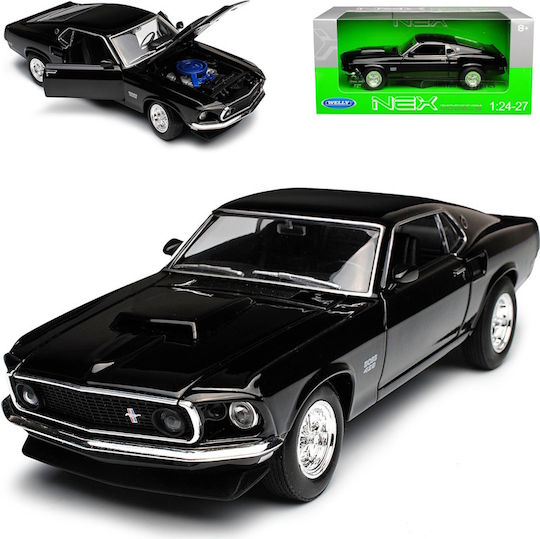 Welly Toy Car 1969 Ford Mustang Boss 429 Scale 1:32 for Ages 3 and Up