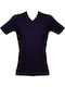 Short Sleeve Cotton Navy Blue Women's T-Shirt