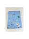 Nona Bebe Set Baby Crib Cotton Blue Sheets 110x160cm 3 Pieces