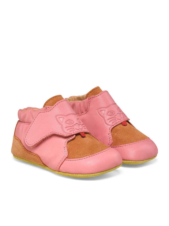 Affenzahn Βρεφικά Sneakers Αγκαλιάς Ροζ