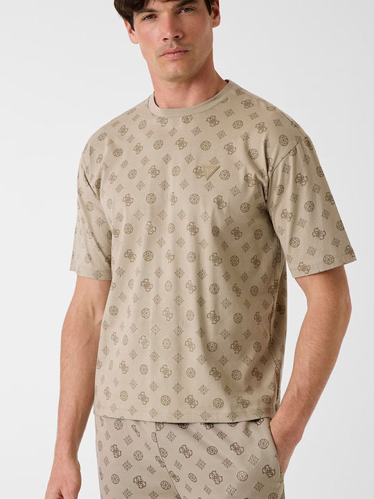Guess Guess Herrenblusen T-Shirt Beige