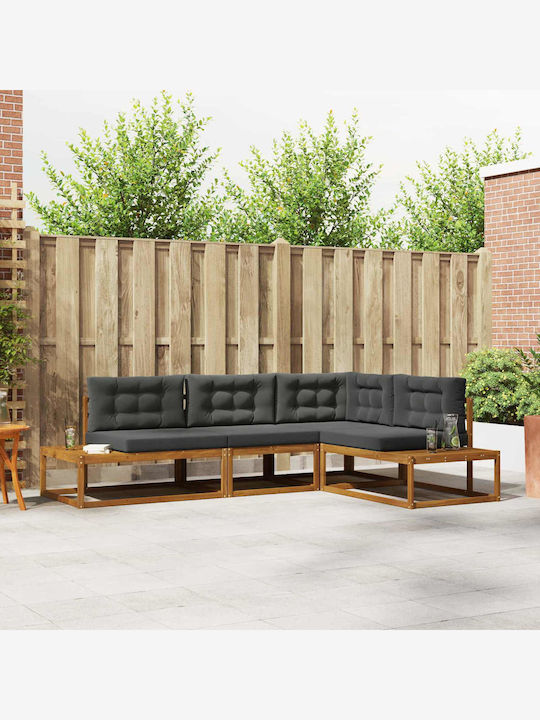 Ecksofa Outdoor Hölzernes mit Kissen