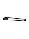 Eglo Modern Bathroom Wall Lamp with Integrated LED and Natural White Light Black
