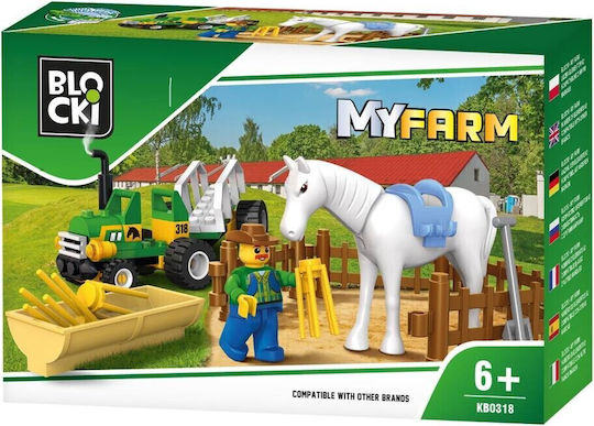 Blocki Cuburi De Construit MYFARM Pentru 6+ Ani 62 Bucăți