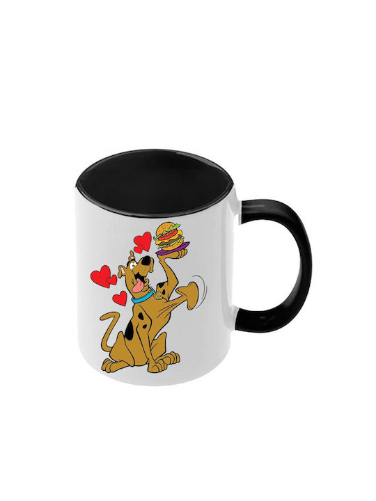 Κούπα Scooby Doo Μαύρη Λαβή Εσωτερικό