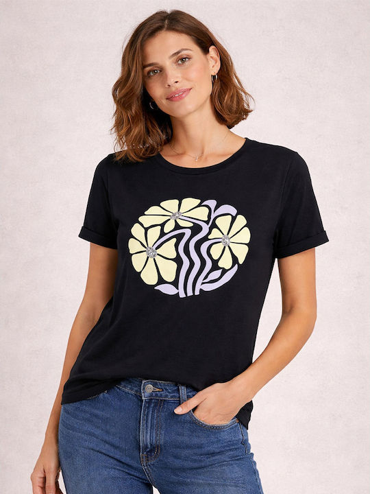 Jdy Damen T-Shirt Schwarz