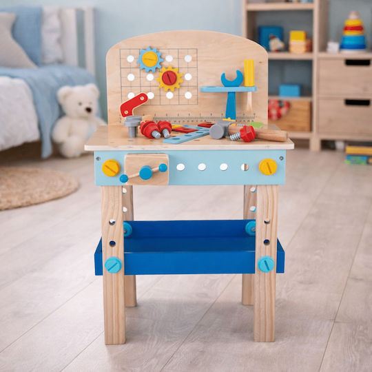 Marionette Wooden Toys Kinder-Arbeitsbank Aus Holz 50Stück