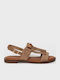 Women's Flat Sandals Beige