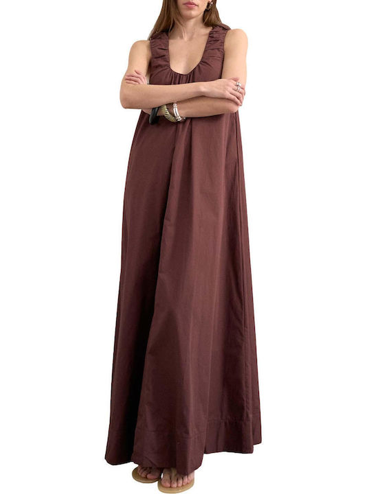 Summer Maxi Dress Brown