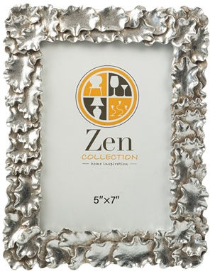 Zen Collection Kunststoff Fotorahmen mit Silbernem Rahmen