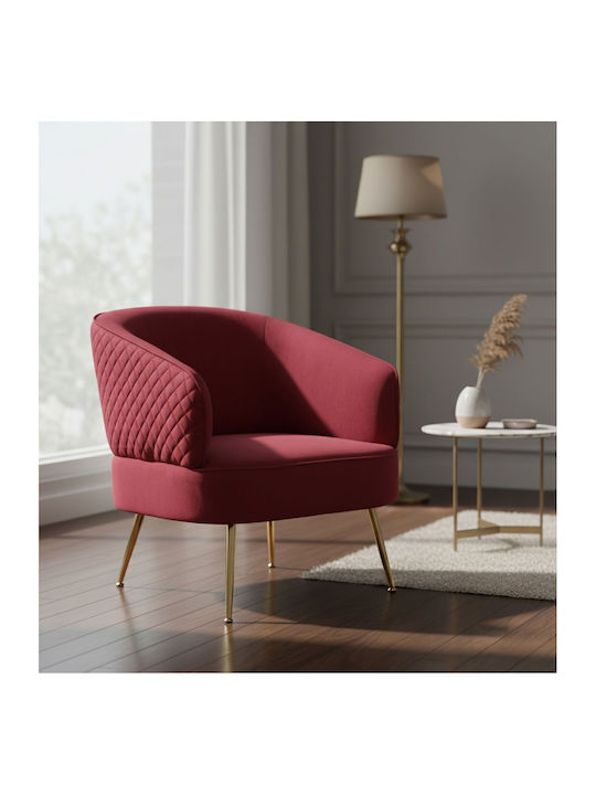 Vyragosa Red Armchair 76x66x79cm
