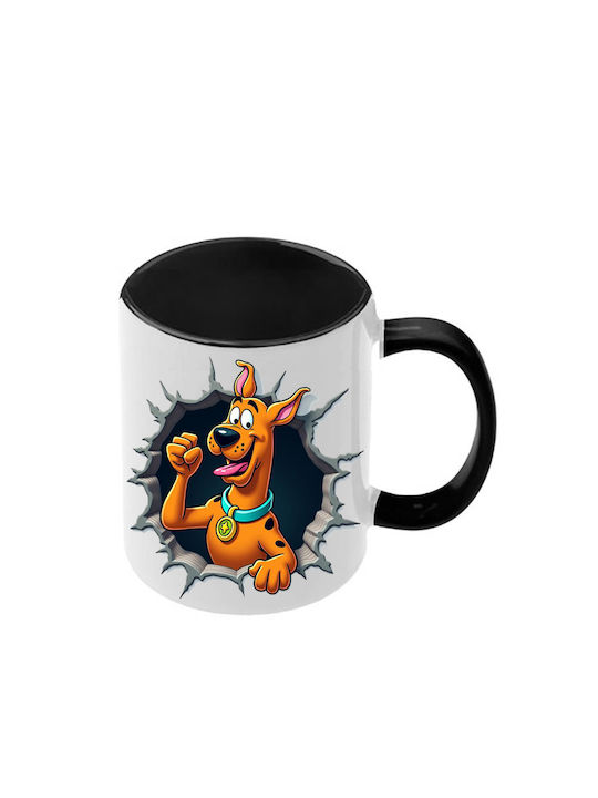 Κούπα Scooby Doo Μαύρη Λαβή Εσωτερικό