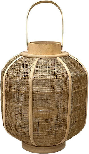 Marhome Φαναράκι Bamboo Καφέ 28x28x36εκ.