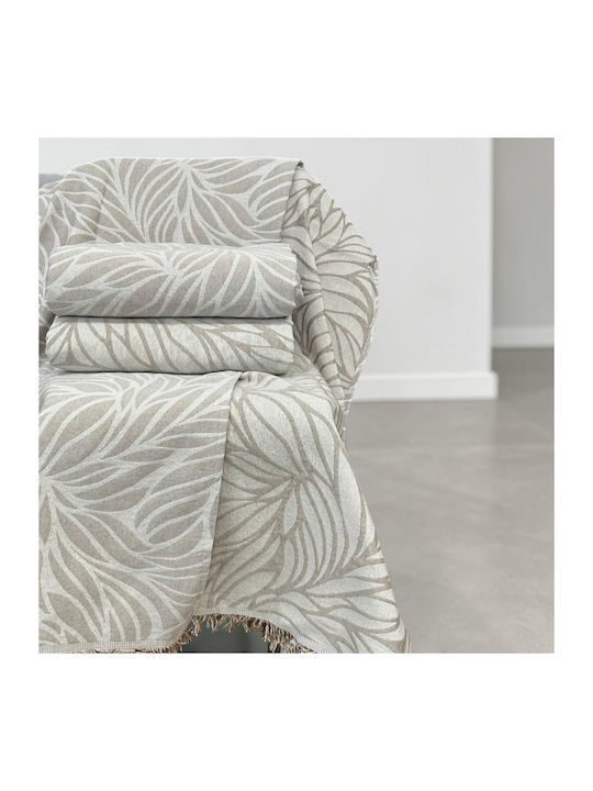 Linea Home Olea M Throws Set 3 pcs Beige