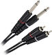 Καλωδιο 2x Jack 6.35 Μανδυλα Μονο 2 Rca Μανδυλα 6μ