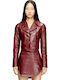 Women's Burgundy Coat