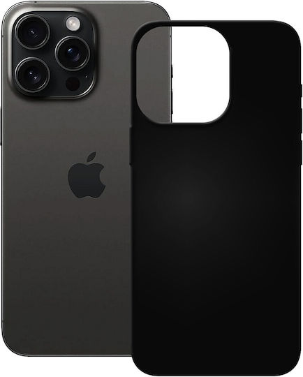 Pedea Задна Корица Силикон Черна (iPhone 16 Pro Max)