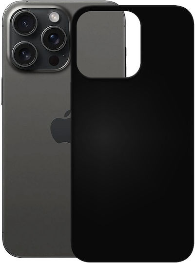 Pedea Black Silicone Back Cover iPhone 15 Pro Max