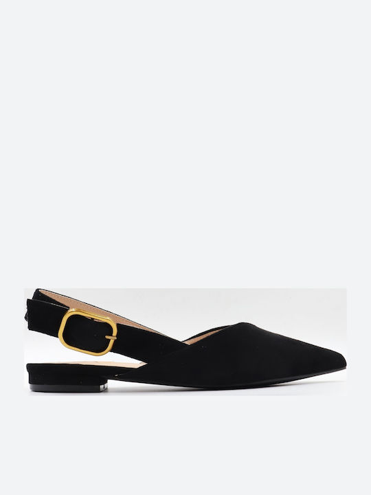 Vera Blum Γυναικείες Μπαλαρίνες Slingback με Λο...