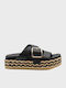 Women's Flat Sandals Black