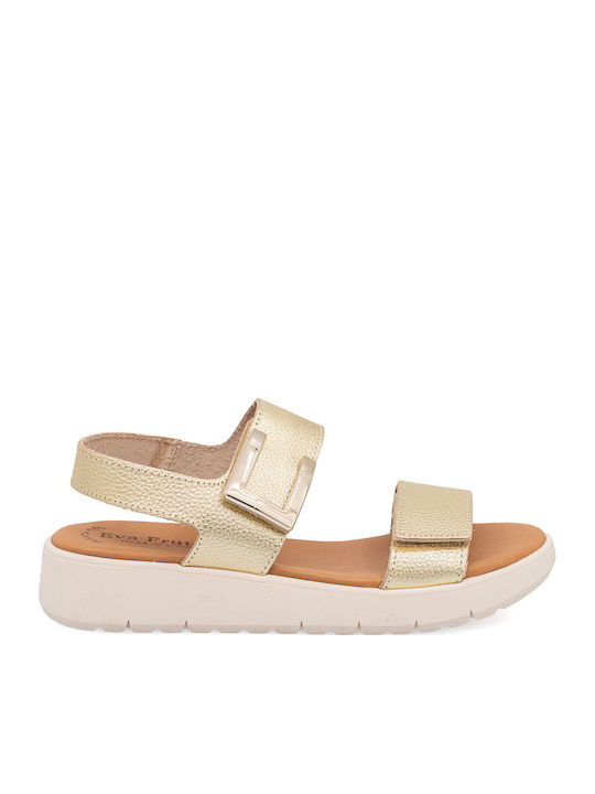 Eva Frutos Summer Women's Gold Platforms